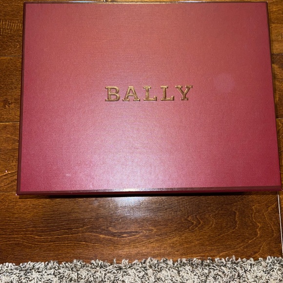 Bally Herndon /135 white striped high top sneakers in crimson red - Picture 10 of 10